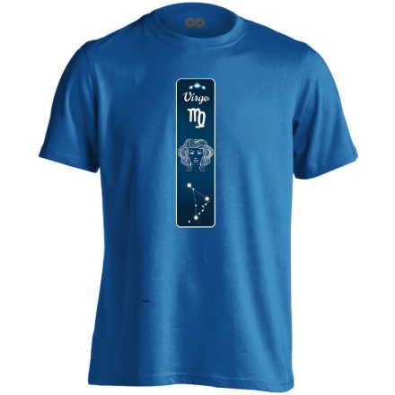 Delta szűz csillagjegyes férfi póló (kék)