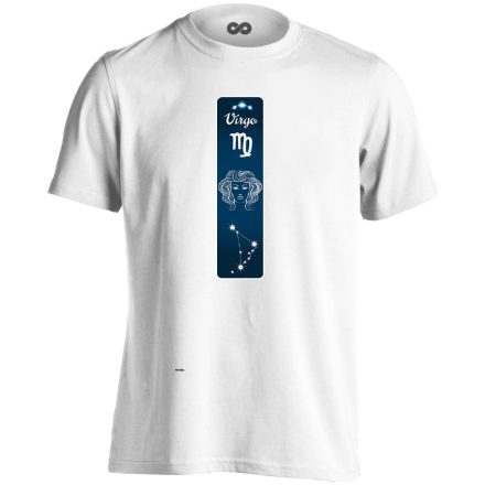 Delta szűz csillagjegyes férfi póló (fehér)