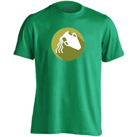 Epszilon vízöntő csillagjegyes férfi póló (zöld)