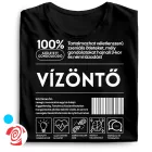 Vízöntő összetevők csillagjegyes férfi póló (fekete)