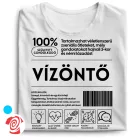 Vízöntő összetevők csillagjegyes férfi póló (fehér)