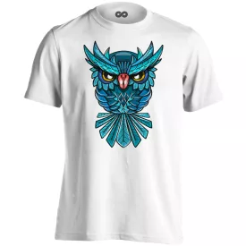 UhuDeDurca baglyos férfi póló (fehér)