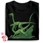 Compsognathus I dínós női póló (fekete)