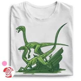 Compsognathus I dínós női póló (fehér)