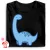 Brachiosaurus I dínós női póló (fekete)