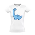 Brachiosaurus I dínós női póló (fehér)