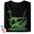 Compsognathus I dínós férfi póló (fekete)