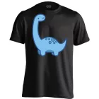 Brachiosaurus I dínós férfi póló (fekete)