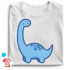 Brachiosaurus I dínós férfi póló (fehér)