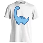 Brachiosaurus I dínós férfi póló (fehér)