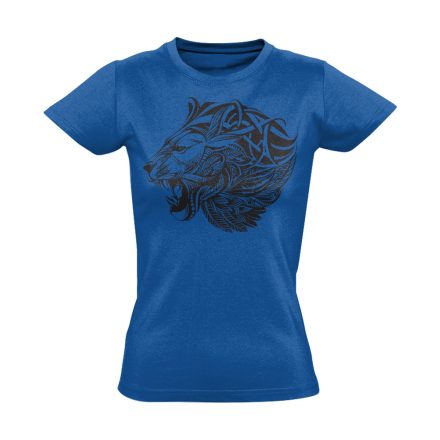 Indián oroszlános női póló (kék)