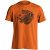 Indián oroszlános férfi póló (narancssárga)