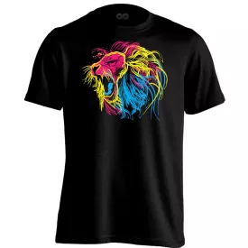 CMYK oroszlános férfi póló (fekete)