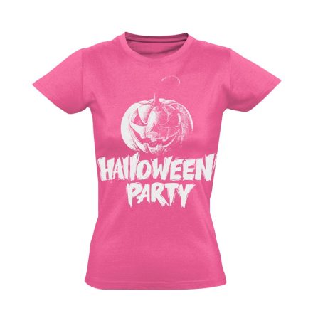WeenParty halloween női póló (rózsaszín)