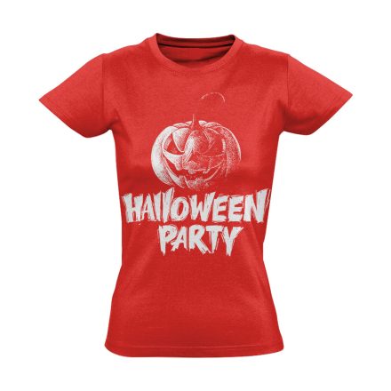 WeenParty halloween női póló (piros)