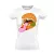 Mimic burger női póló (fehér)