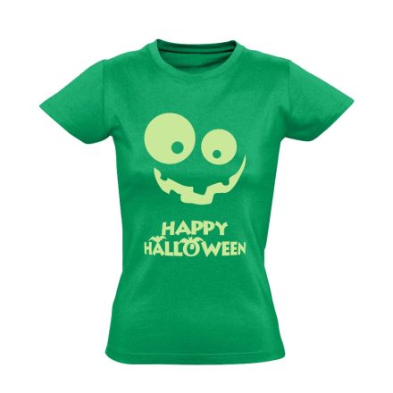 HappyWeen halloween női póló (zöld)