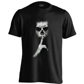 CsendbenFigyelek halloween férfi póló (fekete)