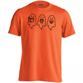 Read drink eat halloweeni férfi póló (narancssárga)