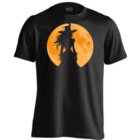 Moonwitch halloweeni férfi póló (fekete)