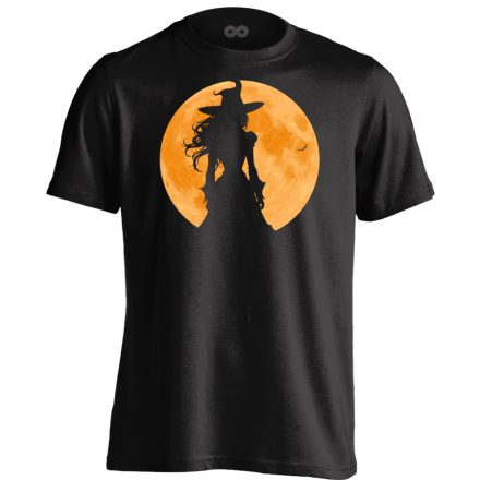 Moonwitch halloweeni férfi póló (fekete)