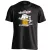 Sörös locsolás húsvéti férfi póló (fekete)