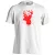 Ragyogó szarvas karácsonyi férfi póló (fehér)