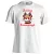 Baby Rudolf karácsonyi férfi póló (fehér)