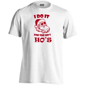 Do it for the ho's karácsonyi férfi póló (fehér)