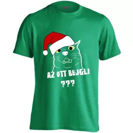 Az ott bejgli? férfi póló (zöld)