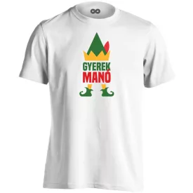 Gyerek manó karácsonyi gyerek póló(fehér)