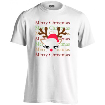 Karácsonyi szépség karácsonyi gyerek póló(fehér)