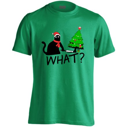 Juhú! Karácsony! karácsonyi gyerek póló(zöld)