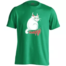   Portré "ünnepejjé" karácsonyi krampusz macskás gyerek póló(zöld)