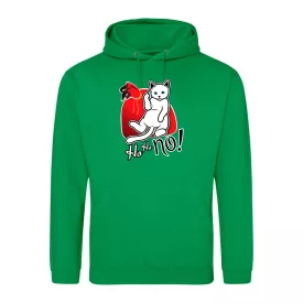 Ho ho no karácsonyi pulóver(kelly zöld)