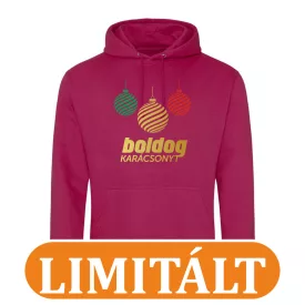 Gömb öröm karácsonyi pulóver(vörösáfonya)