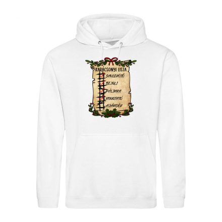 A lista karácsonyi pulóver(sarki fehér)