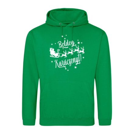 Karácsonyi borzalom pulóver(kelly zöld)