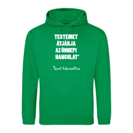 Ünnepi hangulat karácsonyi pulóver(kelly zöld)