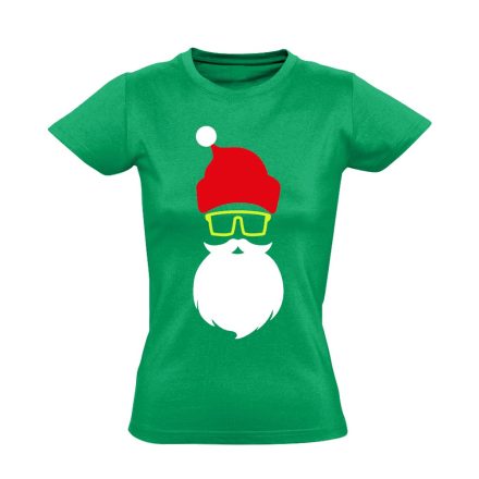 miCOOLás karácsonyi női póló (zöld)