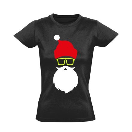 miCOOLás karácsonyi női póló (fekete)