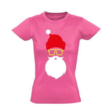 miCOOLás karácsonyi női póló (rózsaszín)