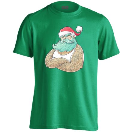GanxtApó karácsonyi férfi póló (zöld)