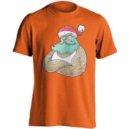 GanxtApó karácsonyi férfi póló (narancssárga)