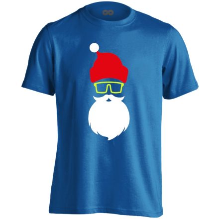 miCOOLás karácsonyi férfi póló (kék)