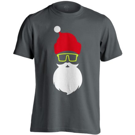 miCOOLás karácsonyi férfi póló (szénszürke)