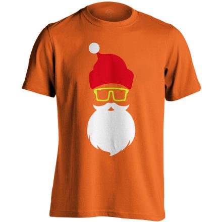 miCOOLás karácsonyi férfi póló (narancssárga)