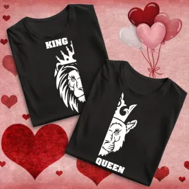   Páros oroszlán uralkodás Valentin napi csomag (fekete termékek)