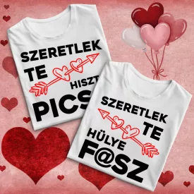 Páros Szeretlek te! Valentin napi csomag (fehér termékek)