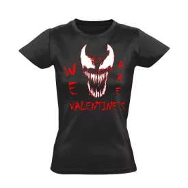 We are Valentine's női póló (fekete)
